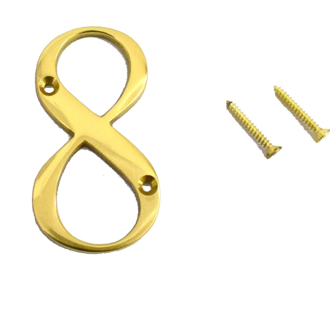 WIGANO 3 Inches House Door Number 8
